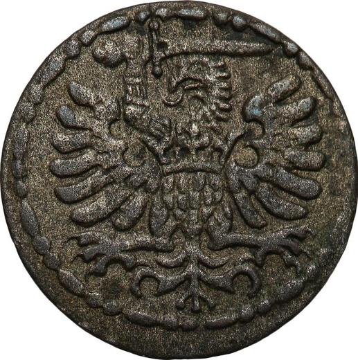 Awers monety - Denar 1585 "Gdańsk" - cena srebrnej monety - Polska, Stefan Batory