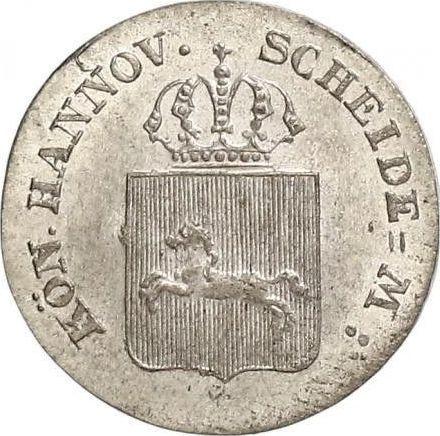 Anverso 4 Pfennige 1840 S - valor de la moneda de plata - Hannover, Ernesto Augusto 