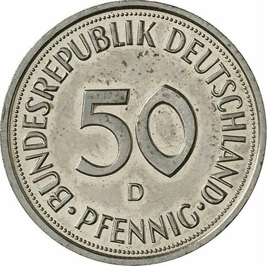 Anverso 50 Pfennige 1992 D - valor de la moneda  - Alemania, RFA