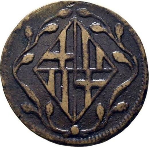Аверс монеты - 4 куарто 1813 года "Литьё" - цена  монеты - Испания, Жозеф Бонапарт
