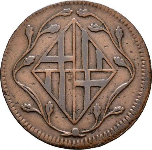 Аверс монеты - 4 куарто 1814 года - цена  монеты - Испания, Жозеф Бонапарт