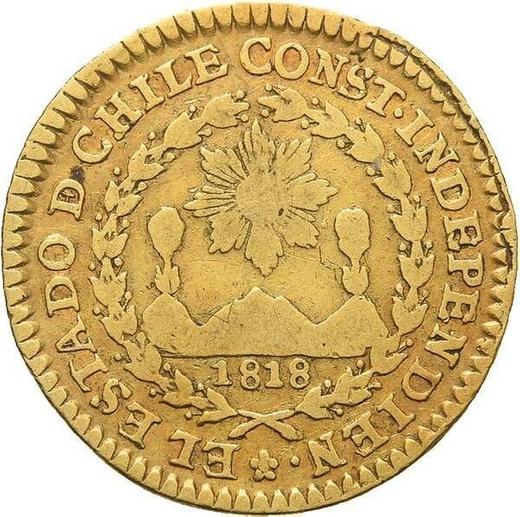 Awers monety - 1 escudo 1830 So I - cena złotej monety - Chile, Republika (Po denominacji)