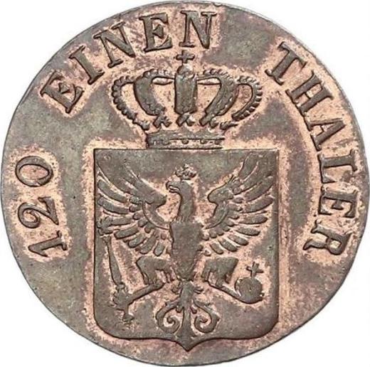 Anverso 3 Pfennige 1821 B - valor de la moneda  - Prusia, Federico Guillermo III