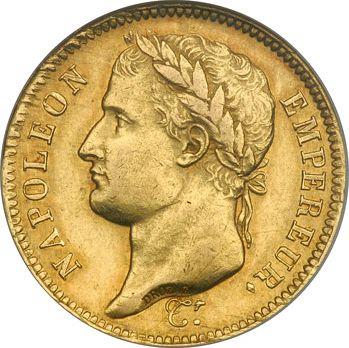 Anverso 40 francos 1808 H "Tipo 1807-1808" La Rochelle - valor de la moneda de oro - Francia, Napoleón I Bonaparte