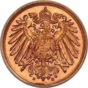 Rewers monety - 1 fenig 1905 E "Typ 1890-1916" - cena  monety - Niemcy, Cesarstwo Niemieckie