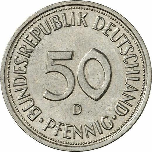 Obverse 50 Pfennig 1983 D -  Coin Value - Germany, FRG