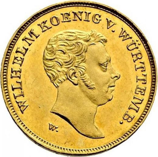 Awers monety - 10 guldenów 1825 W - cena złotej monety - Wirtembergia, Wilhelm I