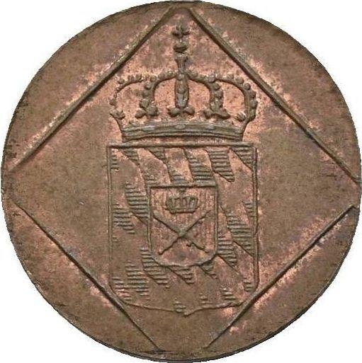 Awers monety - 1 halerz 1829 - cena  monety - Bawaria, Ludwik I
