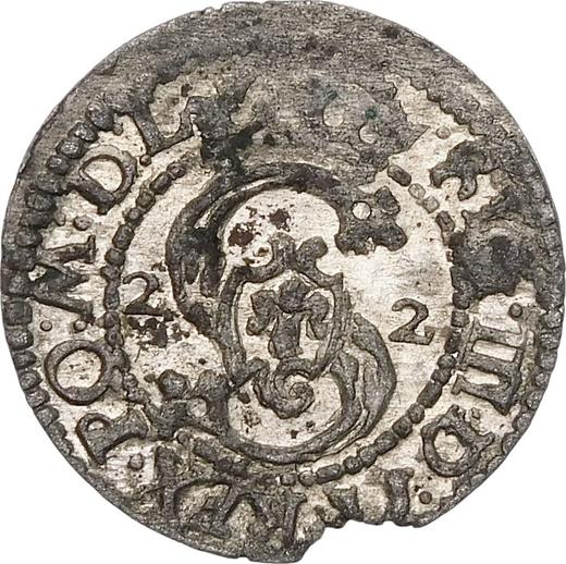 Аверс монеты - Шеляг 1622 года "Литва" - цена серебряной монеты - Польша, Сигизмунд III Ваза