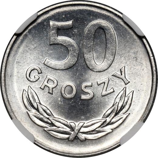 Реверс монеты - 50 грошей 1978 года MW - цена  монеты - Польша, Народная Республика
