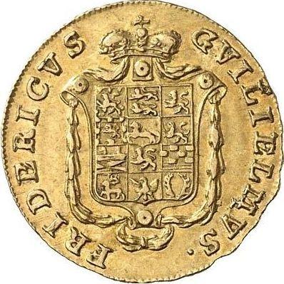 Anverso 2 1/2 táleros 1815 FR - valor de la moneda de oro - Brunswick-Wolfenbüttel, Federico Guillermo