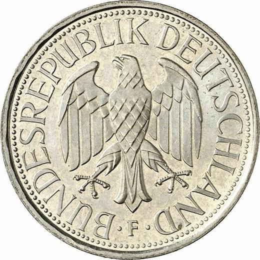 Реверс монеты - 1 марка 1992 года F - цена  монеты - Германия, ФРГ