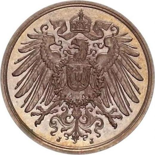 Реверс монеты - 2 пфеннига 1916 года J "Тип 1904-1916" - цена  монеты - Германия, Германская Империя