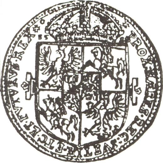 Revers Taler 1588 "Typ 1587-1588" - Silbermünze Wert - Polen, Sigismund III
