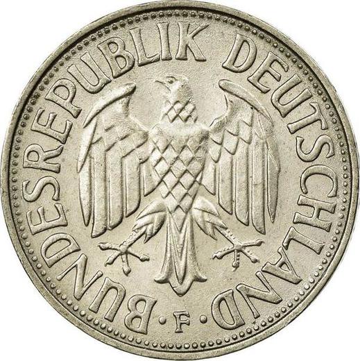 Rewers monety - 1 marka 1970 F - cena  monety - Niemcy, RFN