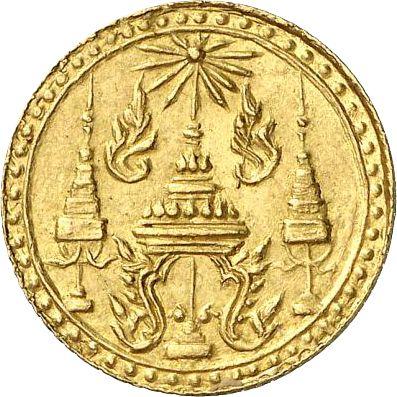Awers monety - Pit (4 baty) 1863 - cena złotej monety - Tajlandia, Rama IV
