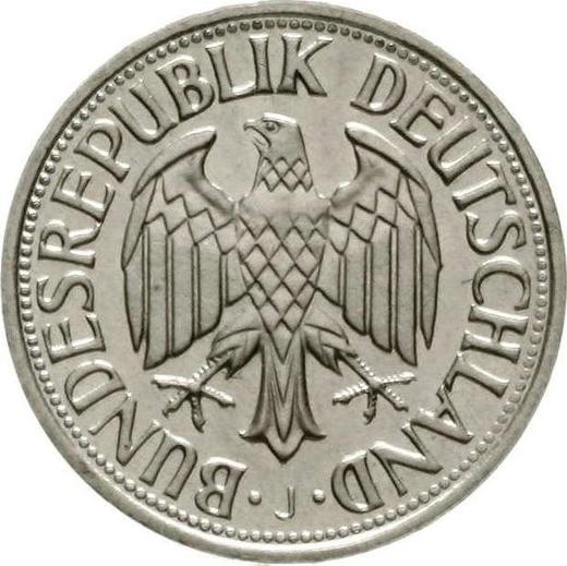 Реверс монеты - 1 марка 1969 года J - цена  монеты - Германия, ФРГ