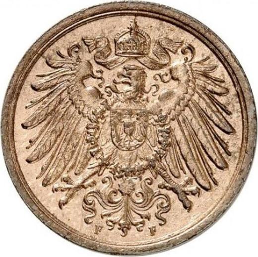 Reverse 2 Pfennig 1914 F "Type 1904-1916" -  Coin Value - Germany, German Empire