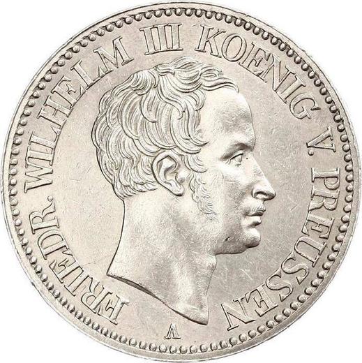 Awers monety - Talar 1824 A - cena srebrnej monety - Prusy, Fryderyk Wilhelm III