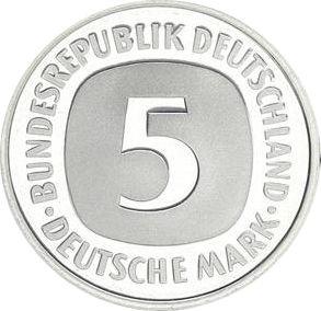 Obverse 5 Mark 1985 D -  Coin Value - Germany, FRG