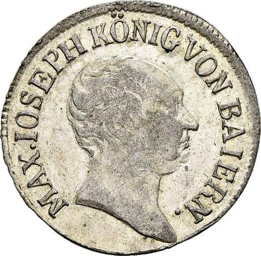 Аверс монеты - 3 крейцера 1810 года - цена серебряной монеты - Бавария, Максимилиан I