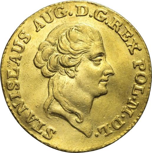 Аверс монеты - Дукат 1789 года EB - цена золотой монеты - Польша, Станислав II Август