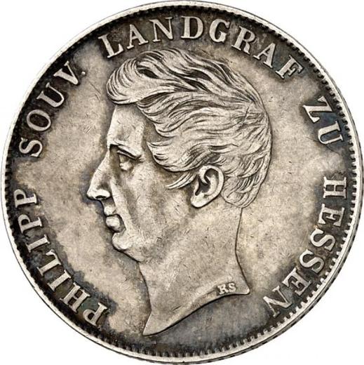 Anverso 1 florín 1846 - valor de la moneda de plata - Hesse-Homburg, Felipe Augusto Federico 