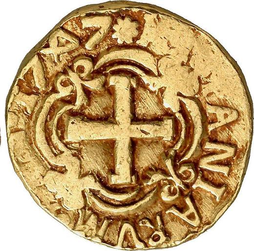 Reverso 4 escudos 1747 S - valor de la moneda de oro - Colombia, Fernando VI