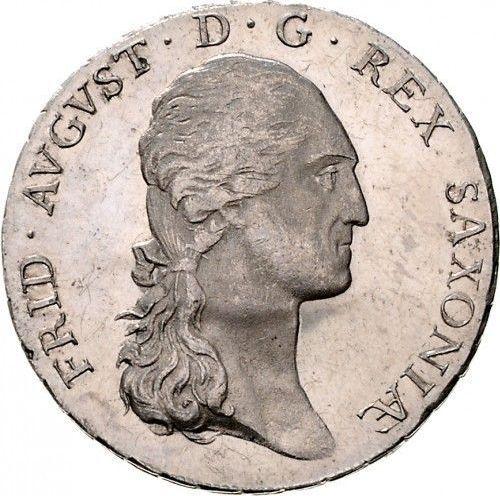 Аверс монеты - Талер 1806 года S.G.H. - цена серебряной монеты - Саксония-Альбертина, Фридрих Август I