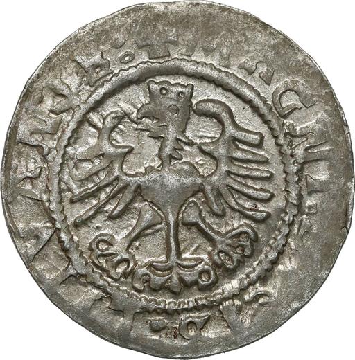 Реверс монеты - Полугрош (1/2 гроша) 1524 года "Литва" - цена серебряной монеты - Польша, Сигизмунд I Старый