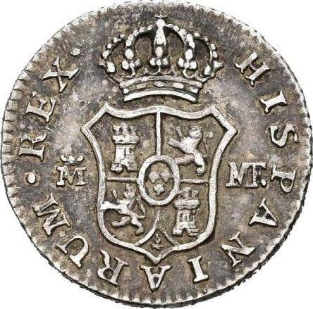Reverso Medio real 1798 M MF - valor de la moneda de plata - España, Carlos IV