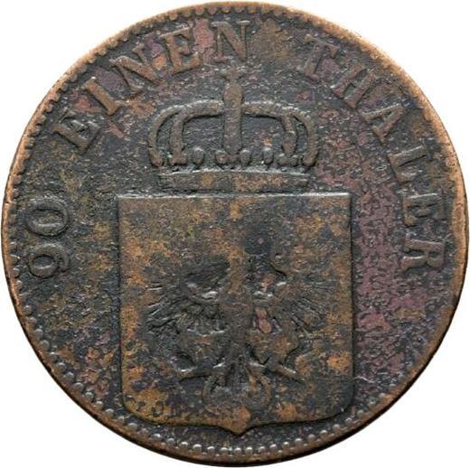 Аверс монеты - 4 пфеннига 1854 года A - цена  монеты - Пруссия, Фридрих Вильгельм IV