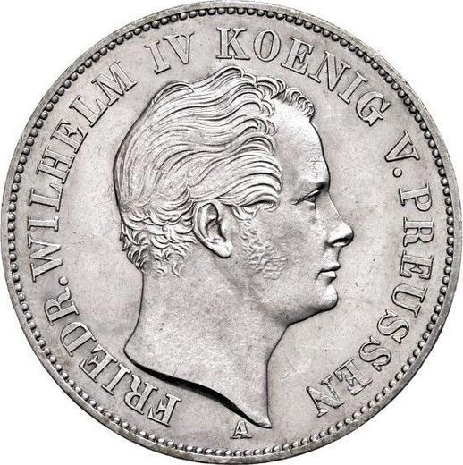 Anverso Tálero 1847 A "Minero" - valor de la moneda de plata - Prusia, Federico Guillermo IV
