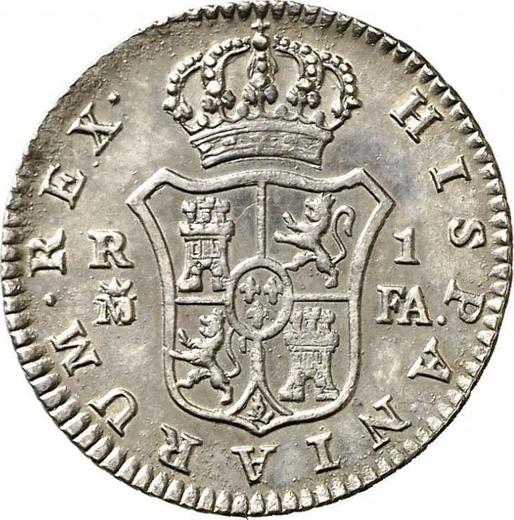 Reverso 1 real 1803 M FA - valor de la moneda de plata - España, Carlos IV
