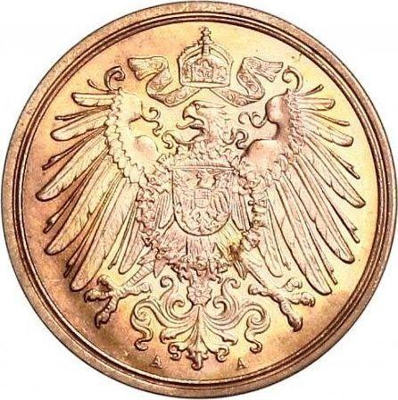 Реверс монеты - 1 пфенниг 1912 года A "Тип 1890-1916" - цена  монеты - Германия, Германская Империя
