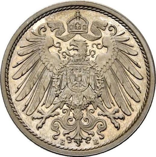 Реверс монеты - 10 пфеннигов 1911 года E "Тип 1890-1916" - цена  монеты - Германия, Германская Империя