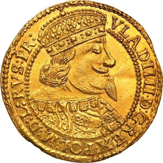 Awers monety - Dukat 1638 II "Gdańsk" - cena złotej monety - Polska, Władysław IV