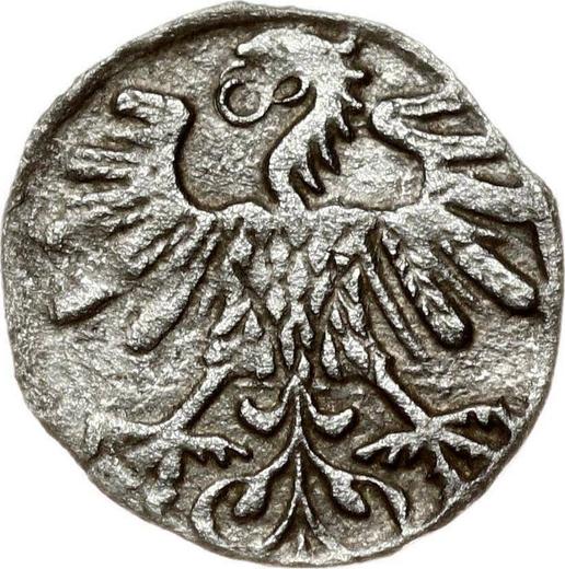 Аверс монеты - Денарий 1559 года "Литва" - цена серебряной монеты - Польша, Сигизмунд II Август