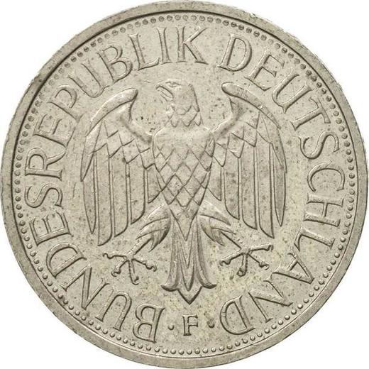 Rewers monety - 1 marka 1986 F - cena  monety - Niemcy, RFN