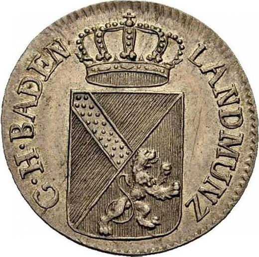 Obverse 3 Kreuzer 1811 - Silver Coin Value - Baden, Charles Frederick