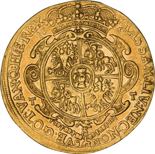 Revers Probe 10 Dukaten (Portugal) 1661 TT - Goldmünze Wert - Polen, Johann II Kasimir