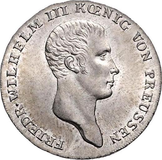 Аверс монеты - 1/3 талера 1809 года A - цена серебряной монеты - Пруссия, Фридрих Вильгельм III