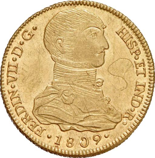 Avers 4 Escudos 1809 JP - Goldmünze Wert - Peru, Ferdinand VII