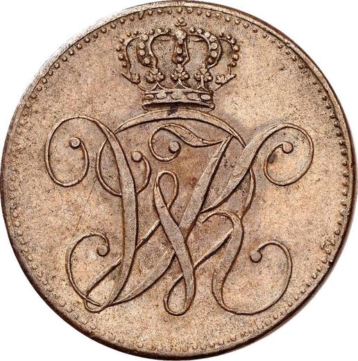Anverso 2 Heller 1831 - valor de la moneda  - Hesse-Cassel, Guillermo II