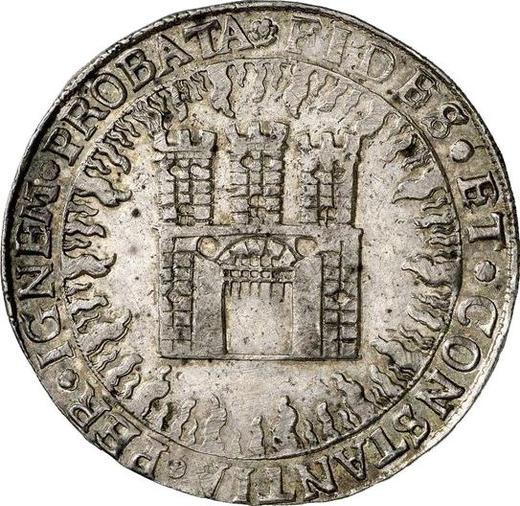 Аверс монеты - Талер 1629 года "Осада Торуня" - цена серебряной монеты - Польша, Сигизмунд III Ваза