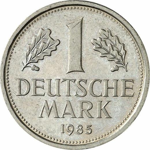 Obverse 1 Mark 1985 G -  Coin Value - Germany, FRG