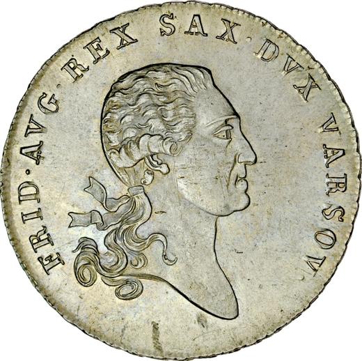 Аверс монеты - Талер 1812 года IB - цена серебряной монеты - Польша, Варшавское герцогство