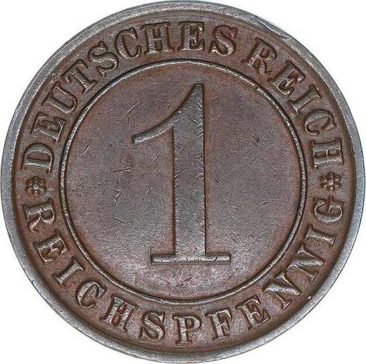 Anverso 1 Reichspfennig 1934 A - valor de la moneda  - Alemania, República de Weimar