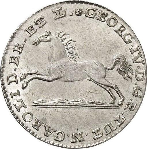Anverso 1/12 tálero 1820 MC - valor de la moneda de plata - Brunswick-Wolfenbüttel, Carlos II