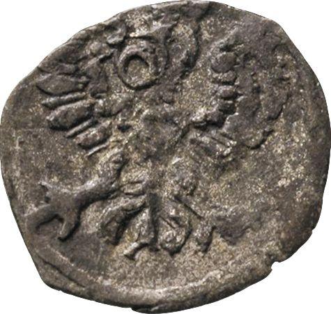 Аверс монеты - Денарий 1602 года CWF "Тип 1588-1612" Сокращенная дата "62" - цена серебряной монеты - Польша, Сигизмунд III Ваза